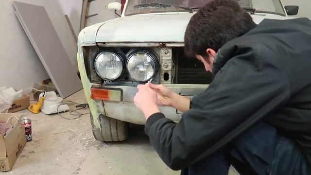 Сплошная решетка радиатора. Проект - тюнинг ВАЗ 2106. Часть 4 смотреть онлайн