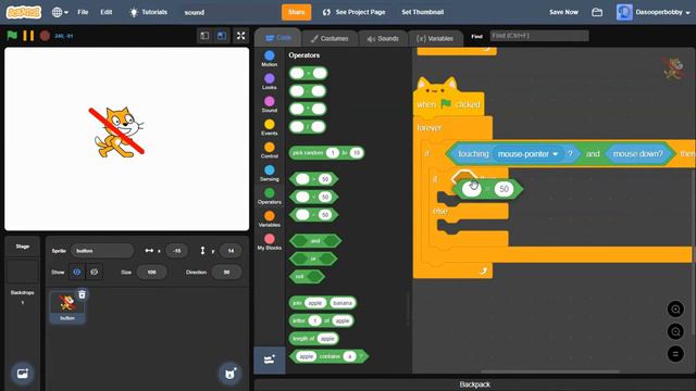 How to Make a Mute Button on Scratch смотреть онлайн