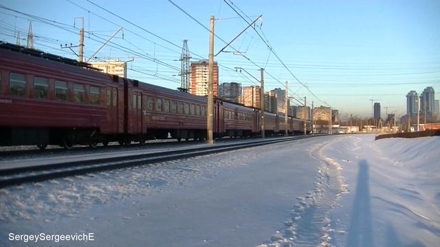 Электропоезд ЭД4М-0255 Аэроэкспресс смотреть онлайн