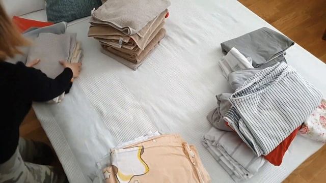 Мотивация на уборку! | Моя организация хранения в холодильнике | Хранение постельного белья смотреть онлайн