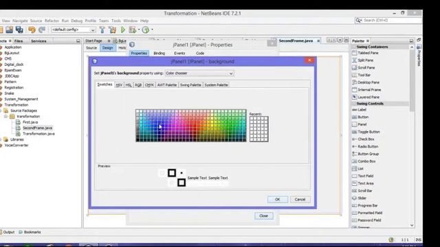 How To Transform One Frame To Another Frame in Java Netbeans смотреть онлайн