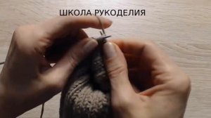 ВАРЕЖКИ НА ДВУХ СПИЦАХ БЕЗ ШВА//ПРОСТО//МК
