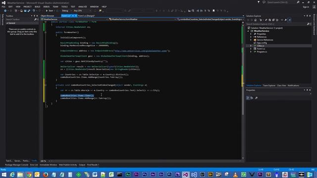 C# Tutorial | Weather Application Part 3 | Web Services | DeSerialising and Displaying Weather смотреть онлайн