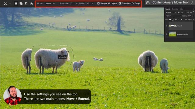 ? Content-Aware Move Tool | Photoshop CC Tutorial #82/365 Days of Creativity смотреть онлайн