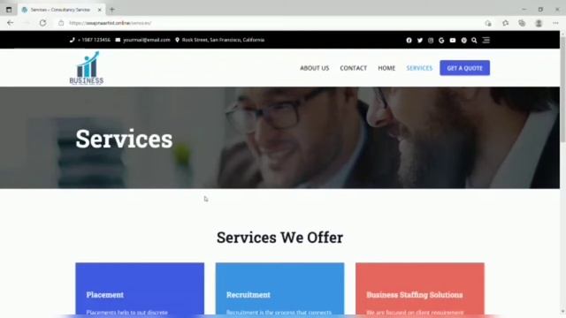 Consultancy Services Website using Wordpress смотреть онлайн