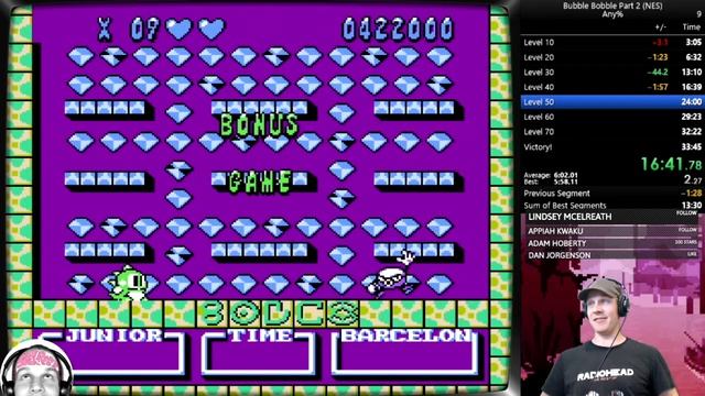 Bubble Bobble Part 2 (NES) 33:02 Speedrun смотреть онлайн