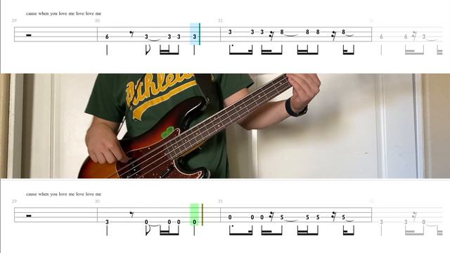 Coldplay - Biutyful (Bass Cover WITH TABS) смотреть онлайн