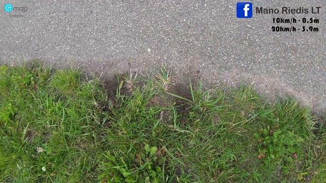 Тест, что лучше тормозит, моноколесо KingSong 16s или 18L - Brake test смотреть онлайн