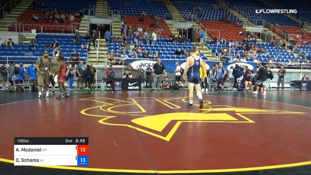 138 Lbs Cons 32 1 Aaron Mcdaniel Missouri Vs Dalton Schams Wisconsin смотреть онлайн