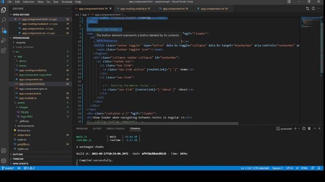 Show loader when navigating between routes in Angular 13 смотреть онлайн