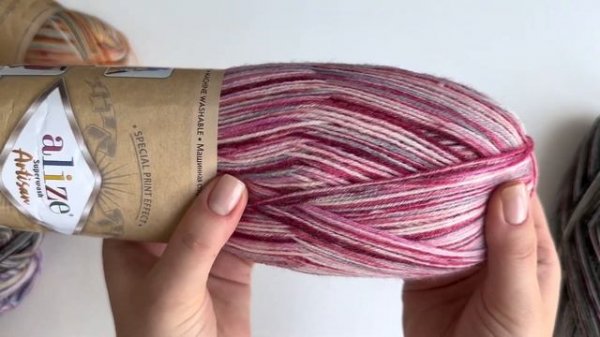 Обзор носочной пряжи Alize Superwash Artisan