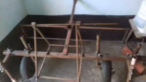 Обзор самодельный грядообразователь и пленоукладчик