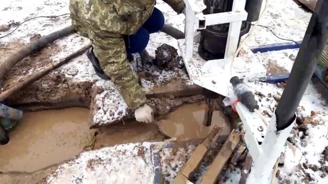 Бурение скважины. Вода для искусственного пруда смотреть онлайн