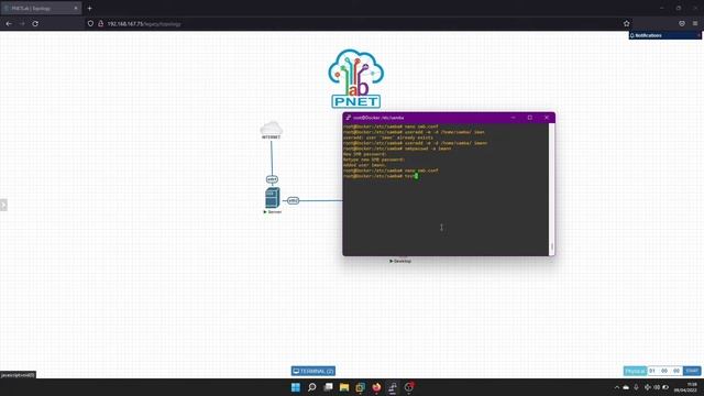 How to do File server samba on Ubuntu server Pnetlab смотреть онлайн