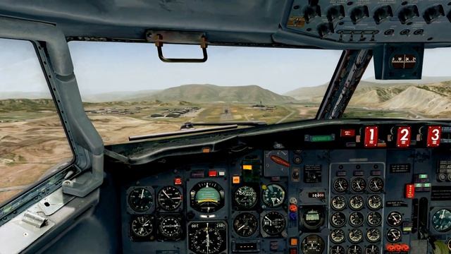 Prepar3D - Captain Sim 727-100 landing at orbx KEGE смотреть онлайн