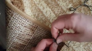 Как обработать края ковра