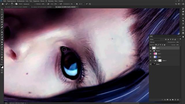 Красивый эффект неонового свечения | Обработка фотографии в Photoshop CC 2020 смотреть онлайн