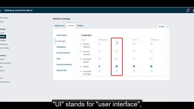 Setting up a journal in OJS 3.3. Module 9: Website Settings. Unit 3: Languages смотреть онлайн