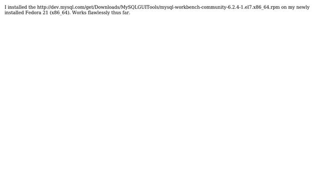 Unix & Linux: How to install MySQL Workbench on Fedora 21? (7 Solutions!!) смотреть онлайн