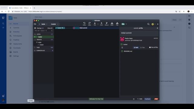 Bitbucket com Gitkraken - clonando o repositório смотреть онлайн