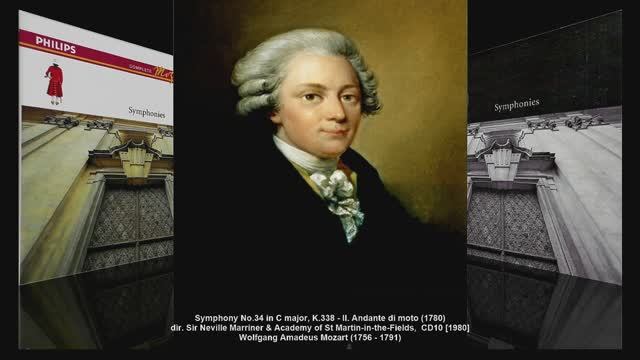 W.A Mozart - Symphony No.34 in C major, K.338 (dir. Neville Marrinerr, 1980) смотреть онлайн