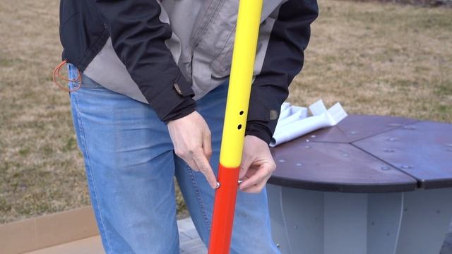 Уличный спортивный комплекс для дачи ROMANA Акробат - 2. Сборка