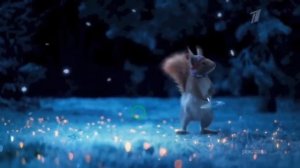 Новогодние рекламные заставки с белками Первого канала (2021-2022); (2022-2023)