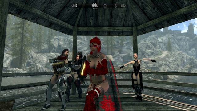 Skyrim Se promo for The Adventures of Faye,Nami,An Maya. Group dance смотреть онлайн