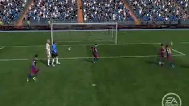 FIFA 11 DEMO F.C. Barcelona 1 -- 0 Bay. Leverkusen | Iniesta goal смотреть онлайн