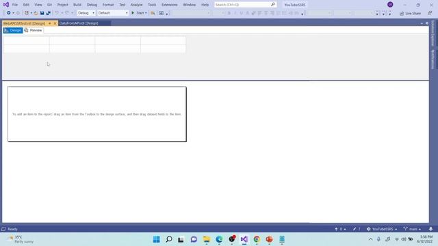 Creating SSRS Report from ASP.NET Core Web API Output Data | (SQL Server Reporting Services) смотреть онлайн