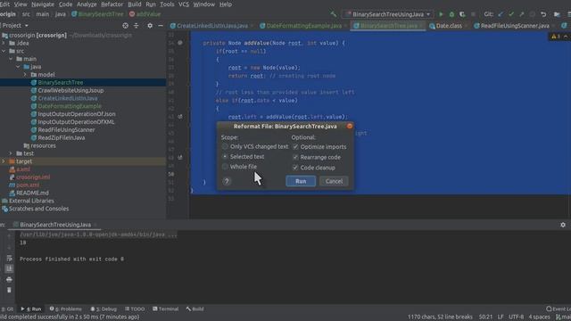 Insertion in Binary Search Tree (BST) - Java with code смотреть онлайн