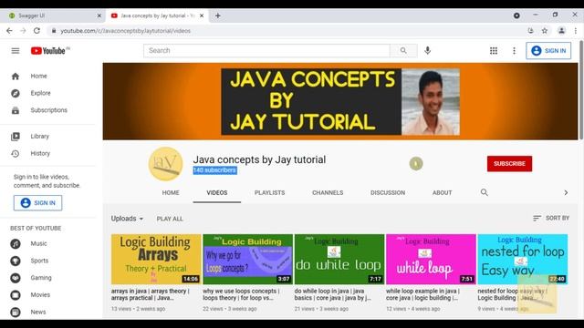 #CRUD API Part - 12 | Wrap up | Clicking on Jay Ponnam Website in Swagger UI and special request | смотреть онлайн