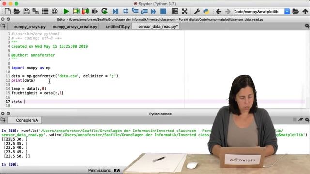 Video 10.5: Der Umgang mit CSV-Dateien смотреть онлайн