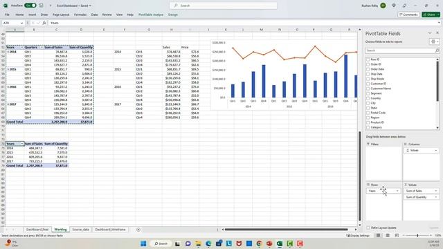 Create interactive excel dashboard in 5 simple steps #exceldashboard #exceltutorial #pivottable смотреть онлайн