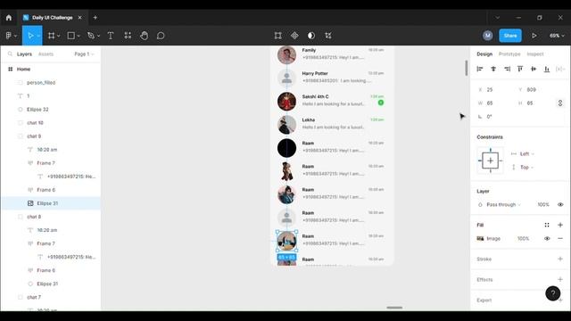 Recreating WhatsApp's Android UI on Figma (Not a Tutorial) #ui #ux #figma смотреть онлайн
