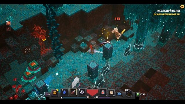?Minecraft Dungeons: ?ДЕФОРМИРОВАННЫЙ ЛЕС? HD ПРОХОЖДЕНИЕ ?Flames of the Nether смотреть онлайн