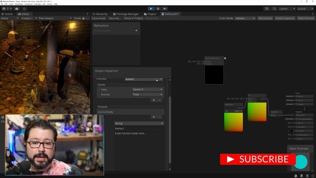 Refraction ShaderGraph tutorial for Unity смотреть онлайн