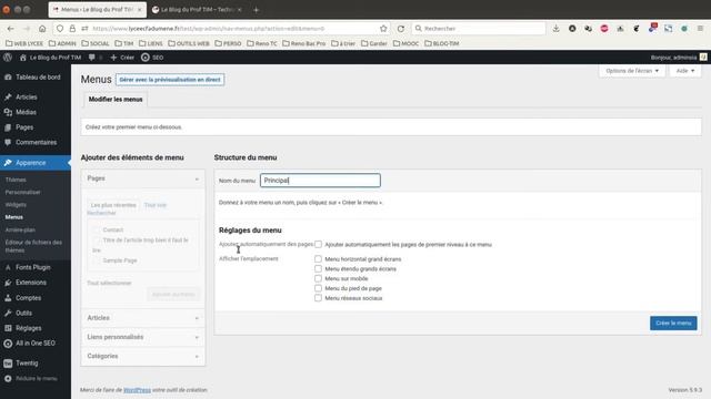 Tuto vidéo : Utiliser les Widgets et les menus dans WordPress 2022 смотреть онлайн