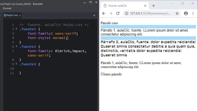 Curso de HTML y CSS. 11.1. Fuentes CSS. Propiedades смотреть онлайн
