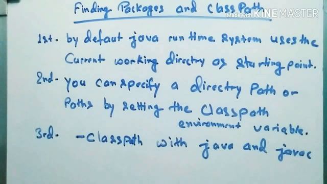 Finding Packages and classpath смотреть онлайн