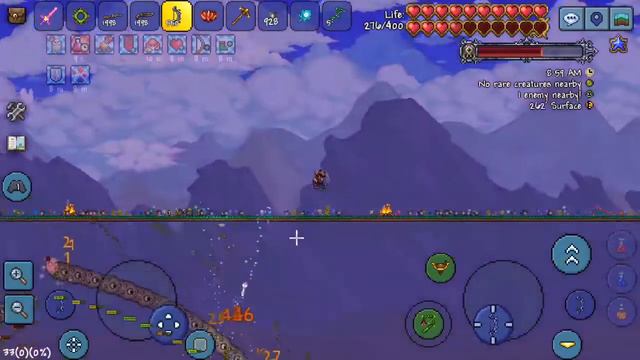 Terraria Mobile 1.4.3 Master Mode Eater of Worlds смотреть онлайн