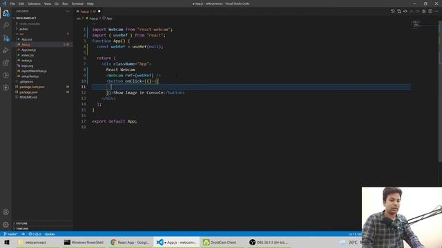 Access Webcam in ReactJS. Camera access in React смотреть онлайн