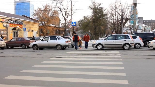 неудавшийся флешмоб в центре Челябинска смотреть онлайн