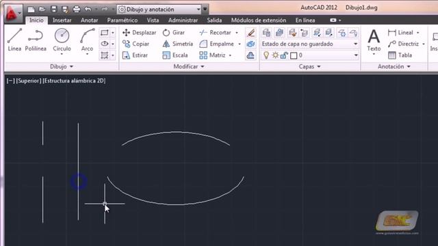 17.10-a Edición de objetos (Curso Autocad 2012, www.guiasinmediatas.com) смотреть онлайн