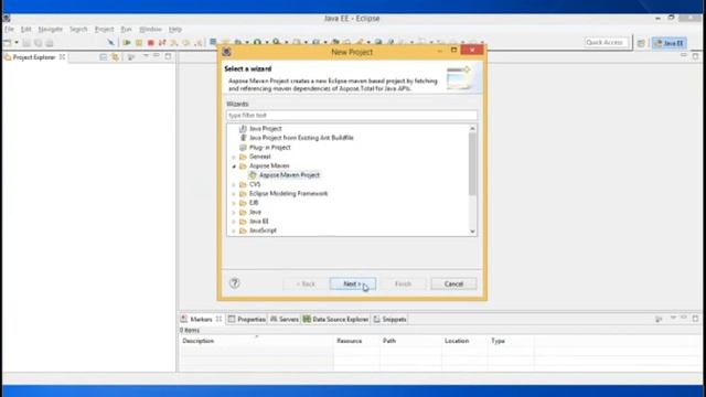 Aspose Maven for Eclipse - Plugin v1.0 (Aspose Maven Project Wizard) смотреть онлайн