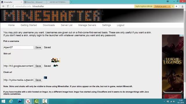 minecraft kendi skinini yapma skin+pelerin смотреть онлайн