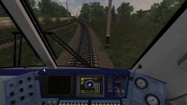 RTrainSim /// Мультиплеер Новокузнецк от MaDaDev /// ЭП20-017 наряд№1