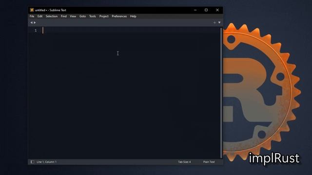 Prepare SublimeText Editor setup for rust development - by ImplRust смотреть онлайн
