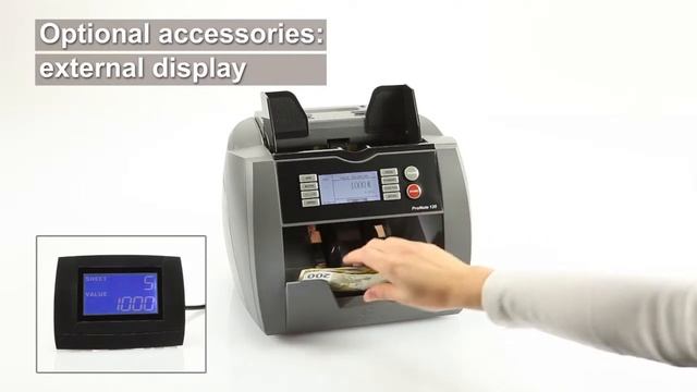 ProNote120 banknote counter --- retail application with forgery detection смотреть онлайн