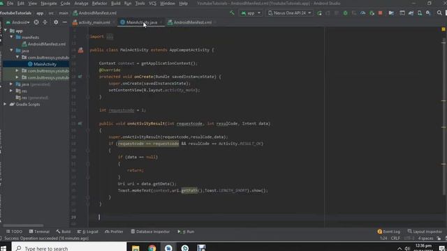 Android Studio File Chooser Tutorial смотреть онлайн